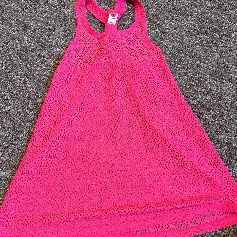Pink swimsuit cover up - Picture 2 of 3